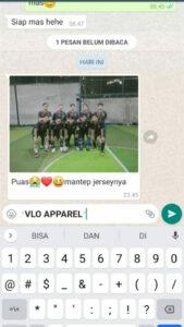 testimoni Jersey futsal printing