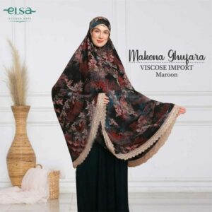 MUKENA GHUFARA maroon