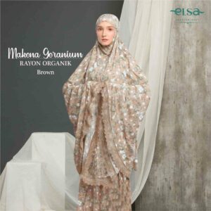 mukena geranium brown