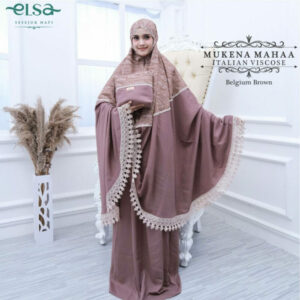 mukena premium warna brown